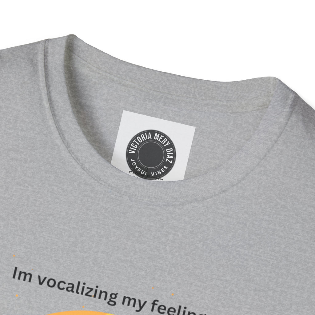 Howling Wolf T-Shirt – “I’m Vocalizing My Feelings” Graphic Tee